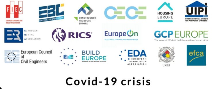 Covid-19 : Déclaration Commune du secteur de la Construction de l&rsquo;UE